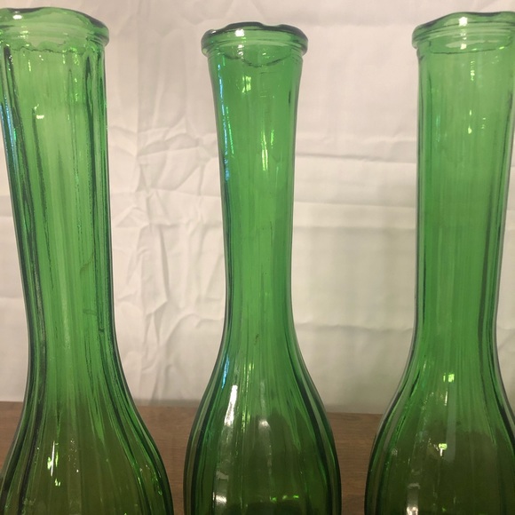 4 Vintage Green Vases CFG PGC CLC - Picture 3 of 13